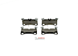 P1350421151 2-Wheel Set Rear Brake Disc and Pad Kit, 330 mm QuietCast Series, Includes (1) Brake Pad Set and (2) Brake Disc