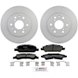 P1363250621 2-Wheel Set Front Brake Disc and Pad Kit, 330 mm QuietCast Series, Includes (1) Brake Pad Set and (2) Brake Disc