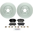 P1386141525 2-Wheel Set Rear Brake Disc and Pad Kit, 330 mm QuietCast Series, Includes (1) Brake Pad Set and (2) Brake Disc