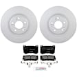 P1396281490 2-Wheel Set Front Brake Disc and Pad Kit, 330 mm RWD QuietCast Series, Includes (1) Brake Pad Set and (2) Brake Disc