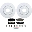 P1397321459 2-Wheel Set Front Brake Disc and Pad Kit, 280 mm QuietCast Series, Includes (1) Brake Pad Set and (2) Brake Disc