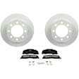 P1399161495 2-Wheel Set Front Brake Disc and Pad Kit, 360 mm QuietCast Series, Includes (1) Brake Pad Set and (2) Brake Disc