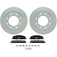 P1400161496 2-Wheel Set Rear Brake Disc and Pad Kit, 358 mm QuietCast Series, Includes (1) Brake Pad Set and (2) Brake Disc