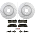 P1405161488 2-Wheel Set Front Brake Disc and Pad Kit, 360 mm QuietCast Series, Includes (1) Brake Pad Set and (2) Brake Disc