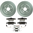 P1424361507 2-Wheel Set Rear Brake Disc and Pad Kit, 320 mm QuietCast Series, Includes (1) Brake Pad Set and (2) Brake Disc
