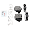 P1473151498 2-Wheel Set Rear Brake Disc and Pad Kit, 329.9 mm QuietCast Series, Includes (1) Brake Pad Set and (2) Brake Disc