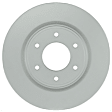 P1509401489 2-Wheel Set Front Brake Disc and Pad Kit, 349.7 mm QuietCast Series, Includes (1) Brake Pad Set and (2) Brake Disc