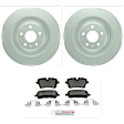P1547141495 2-Wheel Set Rear Brake Disc and Pad Kit, 355.8 mm QuietCast Series, Includes (1) Brake Pad Set and (2) Brake Disc