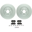 P1547141525 2-Wheel Set Rear Brake Disc and Pad Kit, 330 mm QuietCast Series, Includes (1) Brake Pad Set and (2) Brake Disc