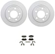P1554151646 2-Wheel Set Rear Brake Disc and Pad Kit, 279.8 mm QuietCast Series, Includes (1) Brake Pad Set and (2) Brake Disc