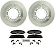 P1691200469 2-Wheel Set Rear Brake Disc and Pad Kit, 390 mm QuietCast Series, Includes (1) Brake Pad Set and (2) Brake Disc