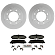 P1691201621 2-Wheel Set Rear Brake Disc and Pad Kit, 363 mm QuietCast Series, Includes (1) Brake Pad Set and (2) Brake Disc