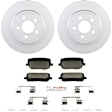P1766160287 2-Wheel Set Brake Disc and Pad Kit, 319.7 mm QuietCast Series, Includes (1) Brake Pad Set and (2) Brake Disc