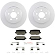 P1766160289 2-Wheel Set Rear Brake Disc and Pad Kit, 320 mm QuietCast Series, Includes (1) Brake Pad Set and (2) Brake Disc