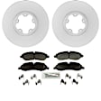 P1774201575 2-Wheel Set Brake Disc and Pad Kit, 308 mm QuietCast Series, Includes (1) Brake Pad Set and (2) Brake Disc