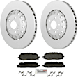 P1894531468 2-Wheel Set Front Brake Disc and Pad Kit, 374 mm QuietCast Series, Includes (1) Brake Pad Set and (2) Brake Disc