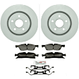 P1904A161492 2-Wheel Set Front Brake Disc and Pad Kit, 350 mm QuietCast Series, Includes (1) Brake Pad Set and (2) Brake Disc