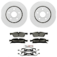 P1904A161493 2-Wheel Set Brake Disc and Pad Kit, 330 mm QuietCast Series, Includes (1) Brake Pad Set and (2) Brake Disc