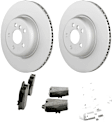 P2220531518 2-Wheel Set Rear Brake Disc and Pad Kit, 345 mm QuietCast Series, Includes (1) Brake Pad Set and (2) Brake Disc