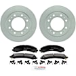 P2224161496 2-Wheel Set Rear Brake Disc and Pad Kit, 358 mm QuietCast Series, Includes (1) Brake Pad Set and (2) Brake Disc