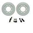P2225161496 2-Wheel Set Brake Disc and Pad Kit, 358 mm QuietCast Series, Includes (1) Brake Pad Set and (2) Brake Disc