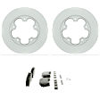 P2280201626 2-Wheel Set Rear Brake Disc and Pad Kit, 308 mm QuietCast Series, Includes (1) Brake Pad Set and (2) Brake Disc
