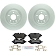 P2364141525 2-Wheel Set Rear Brake Disc and Pad Kit, 330 mm QuietCast Series, Includes (1) Brake Pad Set and (2) Brake Disc