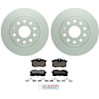 P340141491 2-Wheel Set Rear Brake Disc and Pad Kit, 271.8 mm QuietCast Series, Includes (1) Brake Pad Set and (2) Brake Disc