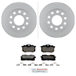 P340531407 2-Wheel Set Rear Brake Disc and Pad Kit, 244.7 mm QuietCast Series, Includes (1) Brake Pad Set and (2) Brake Disc