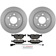 P396150069 2-Wheel Set Rear Brake Disc and Pad Kit, 300 mm QuietCast Series, Includes (1) Brake Pad Set and (2) Brake Disc