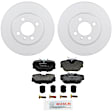 P493150060 2-Wheel Set Front Brake Disc and Pad Kit, 260 mm QuietCast Series, Includes (1) Brake Pad Set and (2) Brake Disc