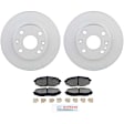 P525340878 2-Wheel Set Front Brake Disc and Pad Kit, 234.5 mm QuietCast Series, Includes (1) Brake Pad Set and (2) Brake Disc