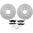 P529160139 2-Wheel Set Front Brake Disc and Pad Kit, 287 mm QuietCast Series, Includes (1) Brake Pad Set and (2) Brake Disc