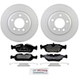 P558150055 2-Wheel Set Front Brake Disc and Pad Kit, 300 mm QuietCast Series, Includes (1) Brake Pad Set and (2) Brake Disc