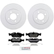 P558150060 2-Wheel Set Front Brake Disc and Pad Kit, 260 mm QuietCast Series, Includes (1) Brake Pad Set and (2) Brake Disc