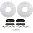 P606501255 2-Wheel Set Rear Brake Disc and Pad Kit, 334.8 mm QuietCast Series, Includes (1) Brake Pad Set and (2) Brake Disc