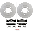 P632200359 2-Wheel Set Front Brake Disc and Pad Kit, 297.6 mm QuietCast Series, Includes (1) Brake Pad Set and (2) Brake Disc
