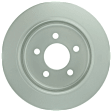 P666160857 2-Wheel Set Rear Brake Disc and Pad Kit, 285 mm QuietCast Series, Includes (1) Brake Pad Set and (2) Brake Disc
