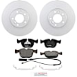 P681150059 2-Wheel Set Front Brake Disc and Pad Kit, 323.8 mm QuietCast Series, Includes (1) Brake Pad Set and (2) Brake Disc
