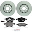 P687A531412 2-Wheel Set Front Brake Disc and Pad Kit, 312 mm QuietCast Series, Includes (1) Brake Pad Set and (2) Brake Disc