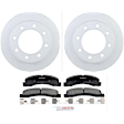 P756200312 2-Wheel Set Front Brake Disc and Pad Kit, 330.7 mm 4WD QuietCast Series, Includes (1) Brake Pad Set and (2) Brake Disc