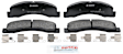 P756200365 2-Wheel Set Front Brake Disc and Pad Kit, 369 mm 4WD QuietCast Series, Includes (1) Brake Pad Set and (2) Brake Disc