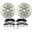P756200385 2-Wheel Set Front Brake Disc and Pad Kit, 331 mm RWD QuietCast Series, Includes (1) Brake Pad Set and (2) Brake Disc