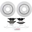 P763150057 2-Wheel Set Rear Brake Disc and Pad Kit, 294 mm QuietCast Series, Includes (1) Brake Pad Set and (2) Brake Disc