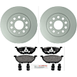 P768531414 2-Wheel Set Front Brake Disc and Pad Kit, 279.9 mm QuietCast Series, Includes (1) Brake Pad Set and (2) Brake Disc