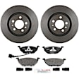 P768A531382 2-Wheel Set Front Brake Disc and Pad Kit, 280 mm QuietCast Series, Includes (1) Brake Pad Set and (2) Brake Disc
