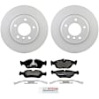 P781150055 2-Wheel Set Front Brake Disc and Pad Kit, 300 mm QuietCast Series, Includes (1) Brake Pad Set and (2) Brake Disc