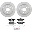 P795521349 2-Wheel Set Brake Disc and Pad Kit, 288 mm QuietCast Series, Includes (1) Brake Pad Set and (2) Brake Disc