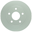 P814250574 2-Wheel Set Rear Brake Disc and Pad Kit, 269.9 mm QuietCast Series, Includes (1) Brake Pad Set and (2) Brake Disc