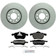 P819451426 2-Wheel Set Front Brake Disc and Pad Kit, 307.8 mm QuietCast Series, Includes (1) Brake Pad Set and (2) Brake Disc